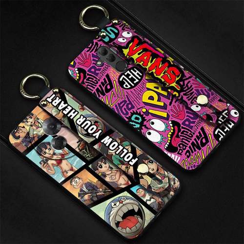 适用魅族Lucky08手机壳指环趣味挂绳涂鸦防尘情侣动漫纯色潮流