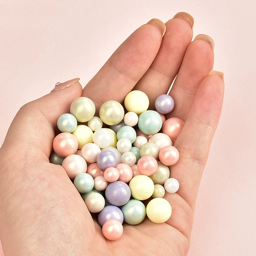 Кремовый аксессуар из жемчуга ручной работы, чехол для телефона, заколка для волос