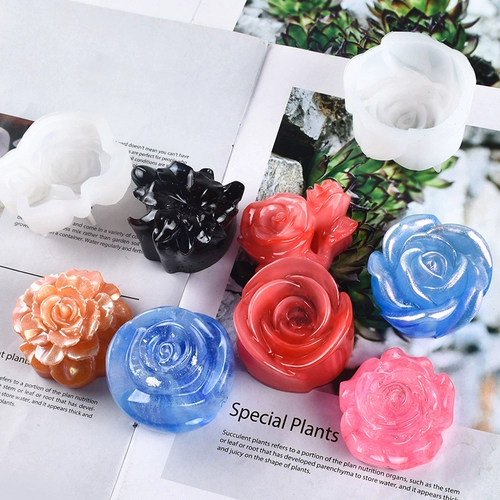 Трехмерная силиконовая форма ручной работы, аксессуар, 3D цветок