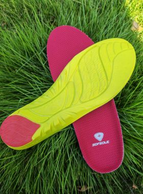 sofsole速足舒乐男女高足弓鞋垫支撑减震减压高弹PU吸汗除味鞋垫