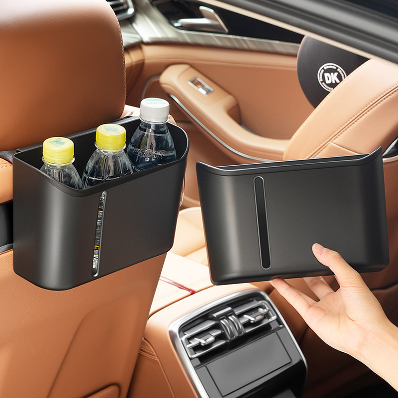汽车座椅背置物盒门多功能