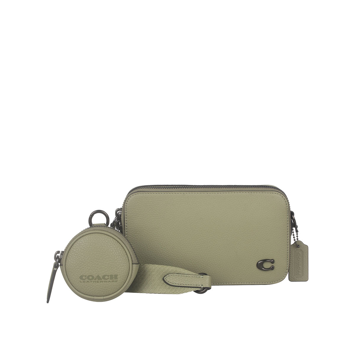 COACH/蔻驰新品男士时尚经典休闲2025新款休闲经典小牛皮斜挎包