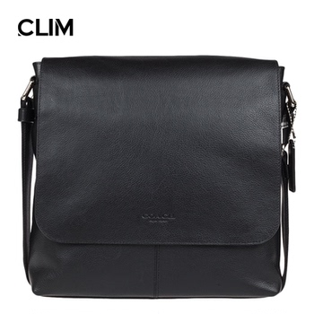 COACH/蔻驰男包经典款纯皮翻盖单肩斜挎公文包热卖男包70555