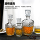 创意精致威士忌酒瓶醒酒器白酒酒樽洋酒盛酒器玻璃密封泡酒地球瓶