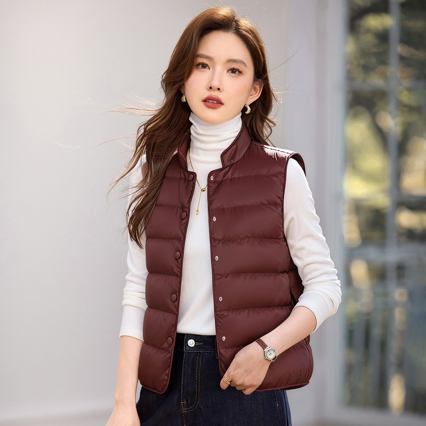 保暖轻薄羽绒棉马甲外套女2026新款秋冬爆款洋气外穿背心上衣马夹