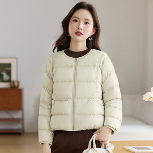 圆领羽绒棉衣棉服女2026新款冬季女装爆款面包服棉袄洋气短款外套