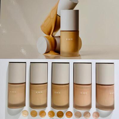 RMK素肌感粉底液丝薄日本遮暇RMK