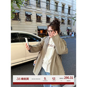 老章和小胖PONGKIKI巴黎旧梦廓形风衣英伦风高级感气质翻领大衣