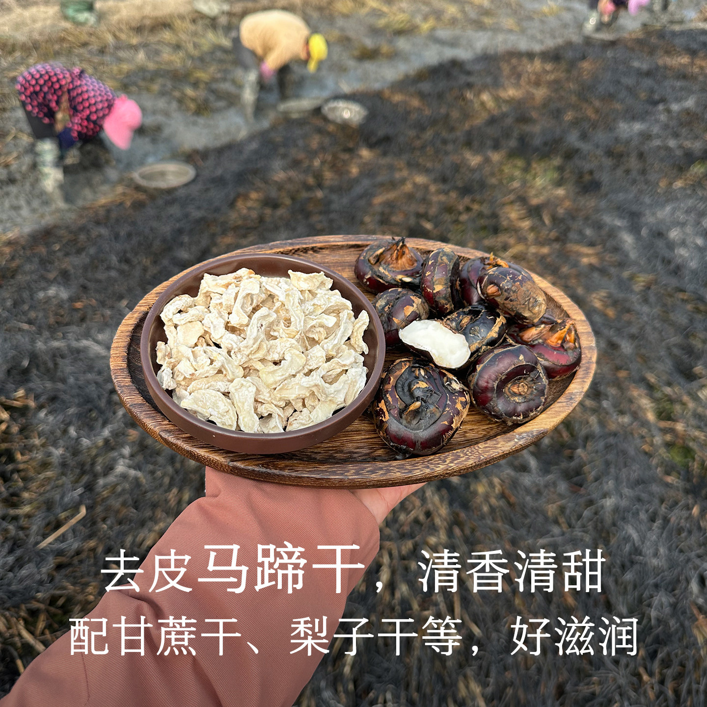 晚桔 马蹄干荸荠干 手工去皮不加糖 泡水养生茶 竹蔗马蹄煲汤食材