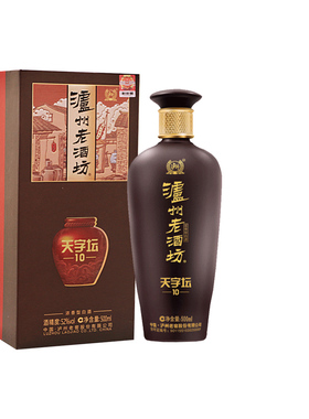 泸州老酒坊天字坛(10)52度500ml礼盒装浓香型收藏送礼白酒老窖