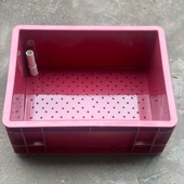 鱼缸水族箱工业风底滤干湿分离周转箱diy上滤滴流盒防溢流中间层