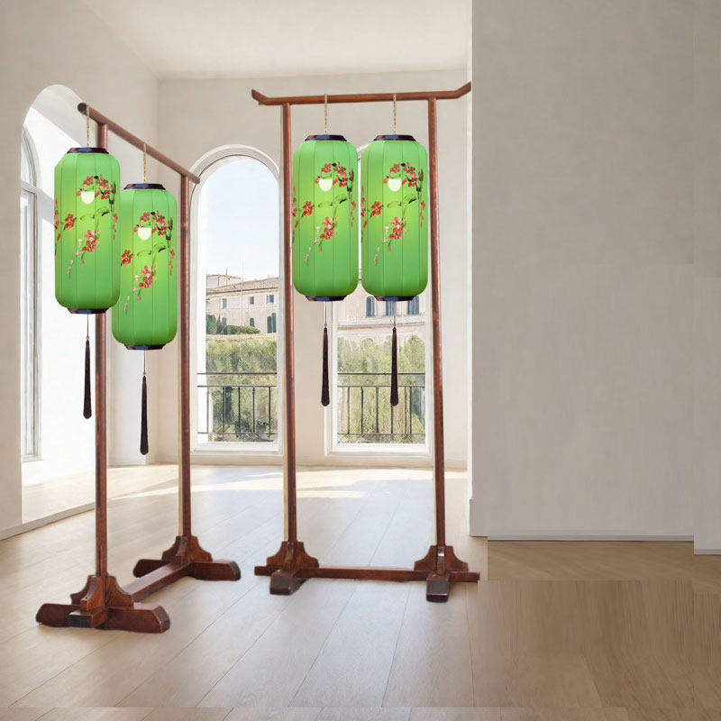 挂灯笼实木架子中式灯笼展示架落地式置物架中国风陈列架复古路引