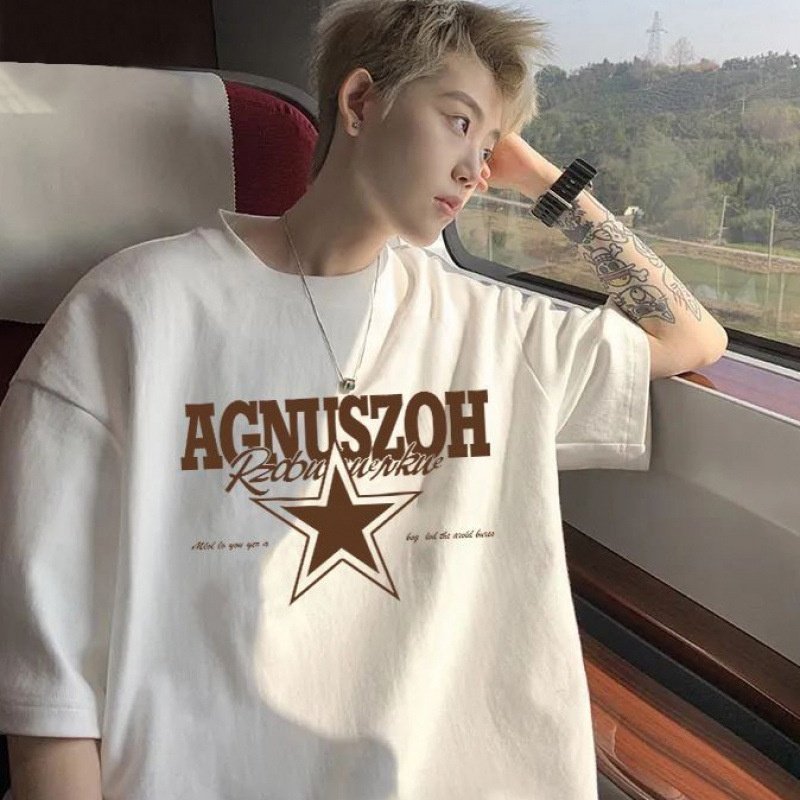 胖子100%棉大码2-300斤日系卡通动漫个性休闲百搭宽松显瘦短袖T恤