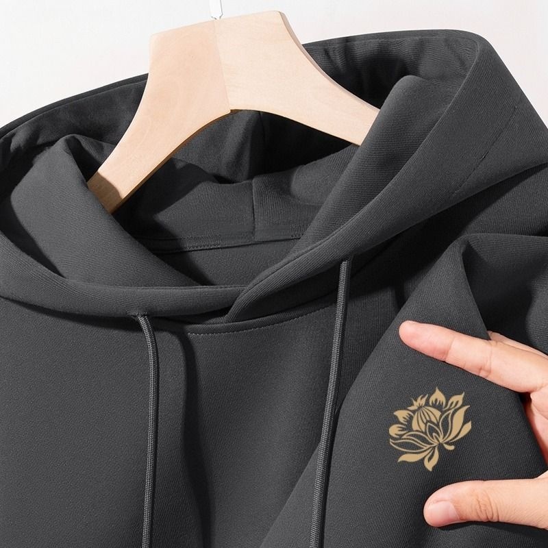 重磅纯棉连帽卫衣男春秋季2025新款潮牌ins男生秋装衣服宽松外套