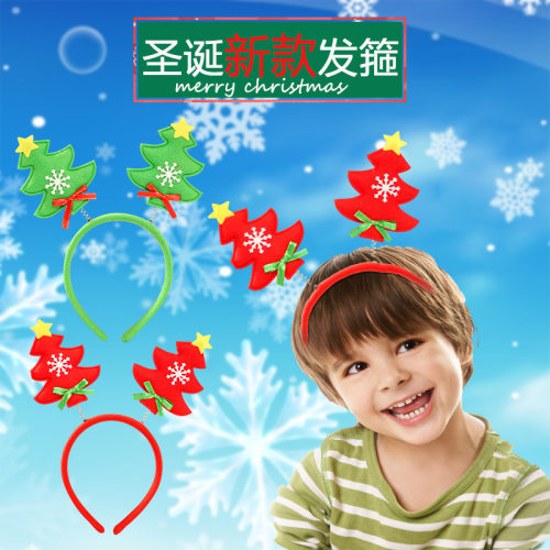 Christmas snowflake tree shaped headband party supplies