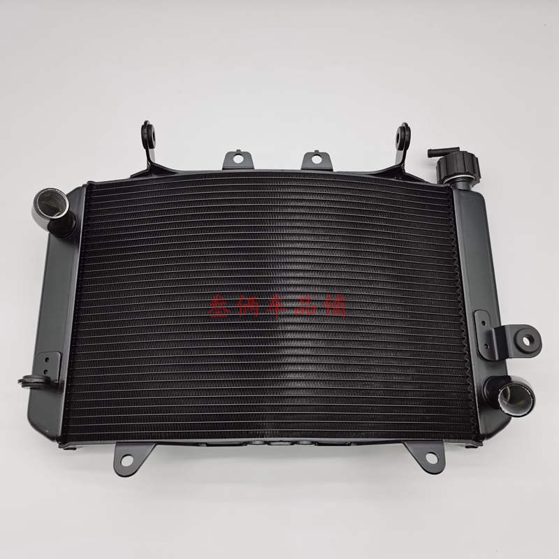适用摩托车春风800NK散热器水箱风扇总成CF800散热主水箱散热配件