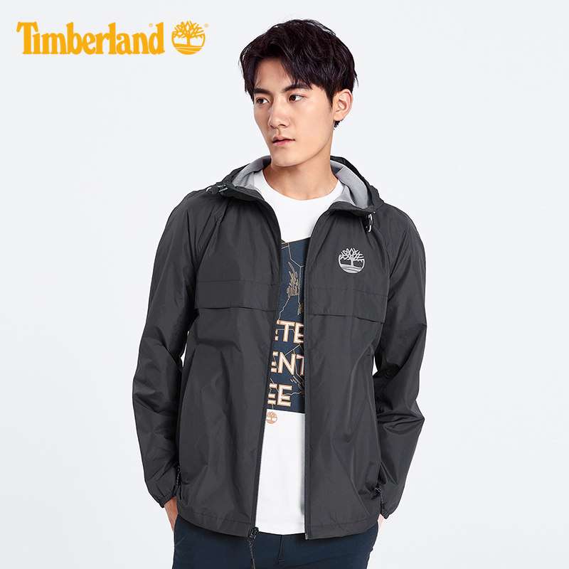 Timberland添柏岚男装19春装新款户外连帽休闲外套|A1OM2
