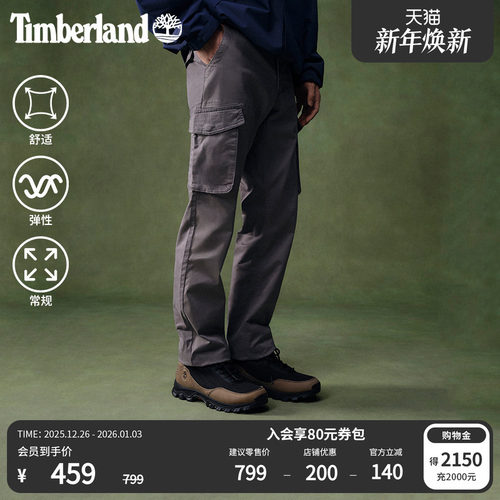 添柏岚官方男装工装裤直筒