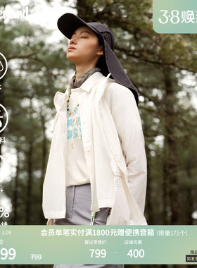 Timberland添柏岚官方女装凉感UPF50+防晒衣户外防泼水A67HF