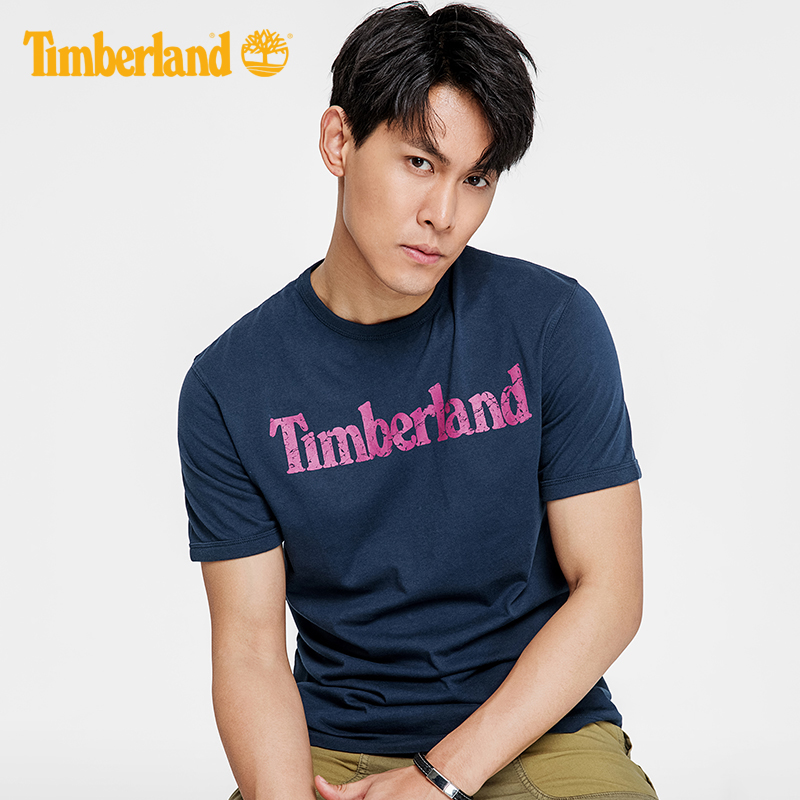 【经典款】Timberland添柏岚男装潮流印花户外短袖T恤衫|A19OP