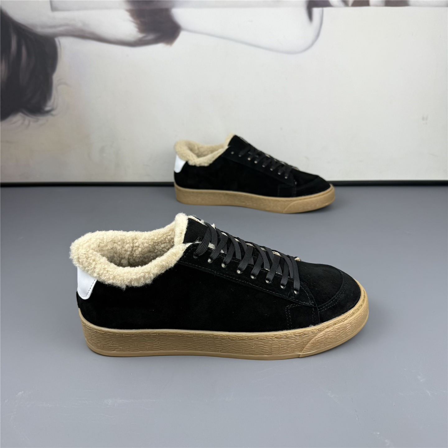 2025冬季新款真皮加绒休闲鞋板鞋