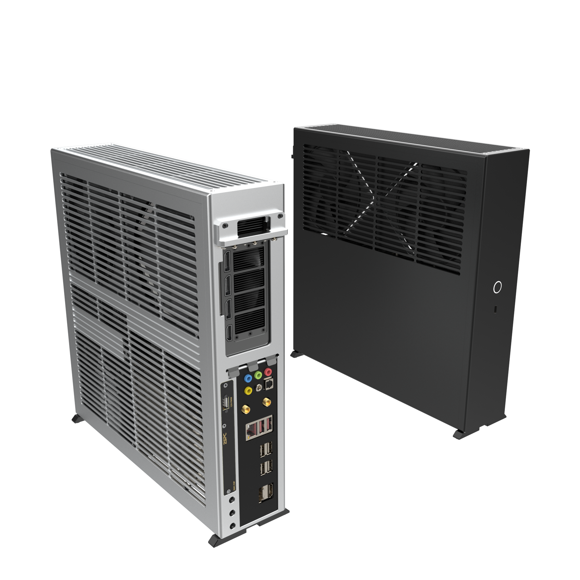 【ZSPC】ZS-LRTX V2.1平铺式全铝itx电脑机箱 8L体积