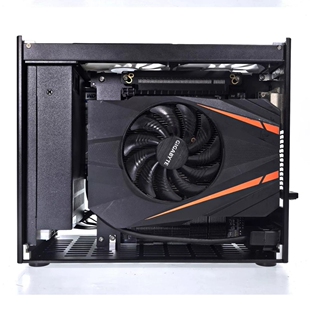 【新机现货】ZS-A4M \itx 短卡电脑机箱 版本V3 \5.4L 全铝 1u