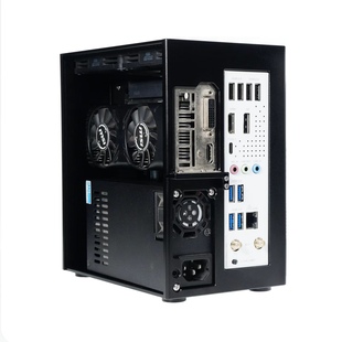 【新版】ZS-A4DC/ITX bkb半高刀卡机箱 版本V4\ 4.3L体积 rtx4060