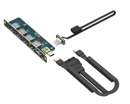 USB3.0×4hub