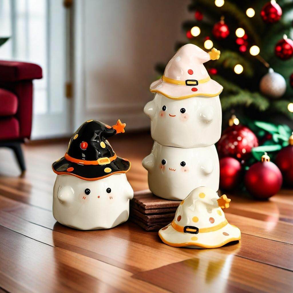 生日礼物幽灵魔法杯可爱创意家用水杯送女友闺蜜圣诞节礼物马克杯