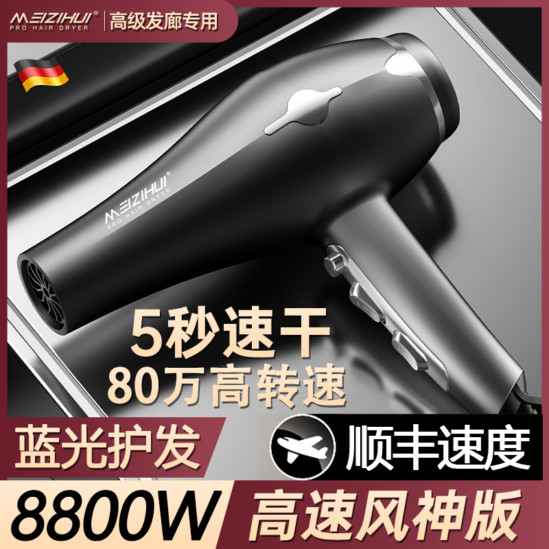 德国电吹风机家用大功率发廊专用理发店8800w负离子护发速干风筒