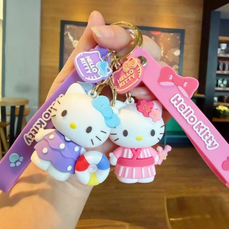 新款热销三丽鸥kt钥匙扣卡通可爱PVC公仔书包挂件摆摊货源礼品,节庆用品/礼品,钥匙扣,淘宝优惠券,粉丝福利购,淘宝优惠卷