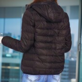 200斤小个子胖mm妈妈轻便超 轻薄羽绒服女短款 秋季 外套加肥加大码