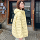 大码 轻薄羽绒服女短款 连帽排骨时尚 2025新款 休闲宽松秋季 轻便外套