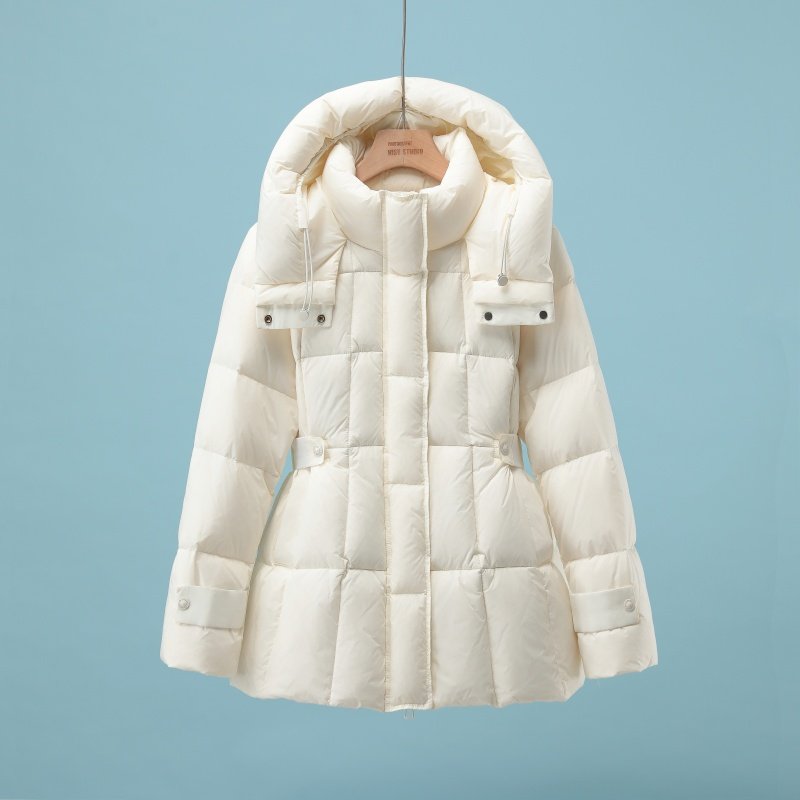 白鸭绒2025新款羽绒服女短款马甲洋气时尚宽松马夹立领秋冬季外穿