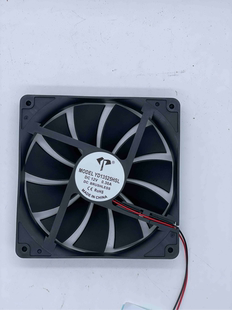 13.5CM 13525 DC12V DC接口机箱电源静音散热风扇 YD14025HBL