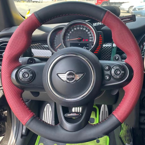 宝马mini方向盘套真皮Paceman Coupe Poadster把套手缝专用全包款