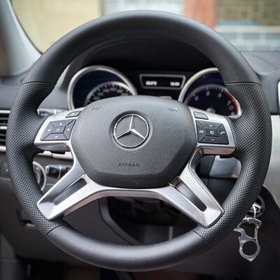 奔驰老款奔驰E260L E300奔驰C GLS GL级手缝方向盘套