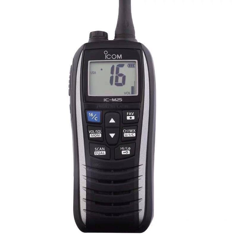 ICOM艾可慕IC-M25海事对讲机M23 M33 M36 M37防水船用漂浮甚高频