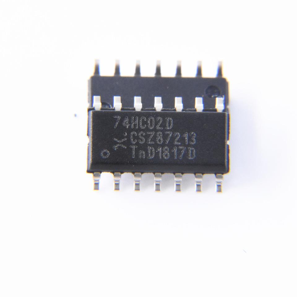 全新原装 贴片 74HC02D 封装SOP-14 四路2输入或非门 逻辑芯片