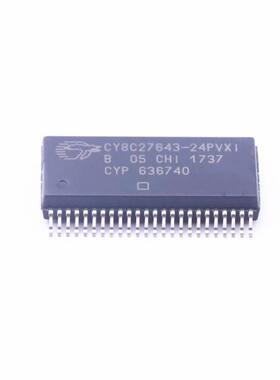 原装CY8C27643-24PVXI 封装SSOP48 可编程芯片 微控制器芯片MCU