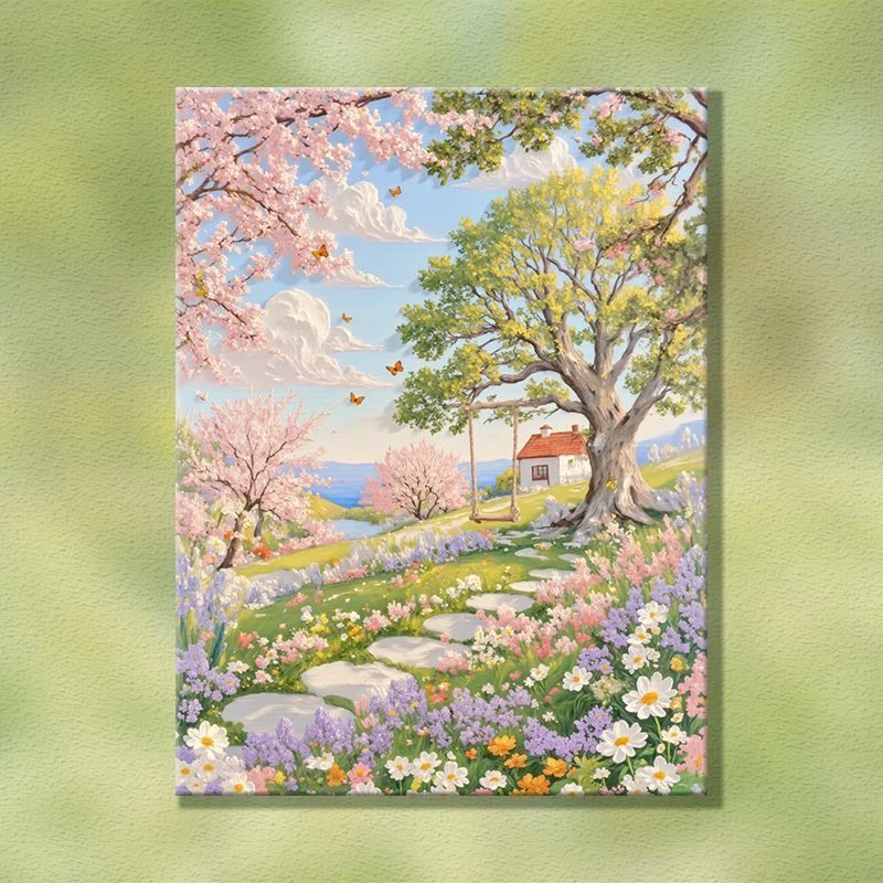 田园风景钻石画满钻2025新款