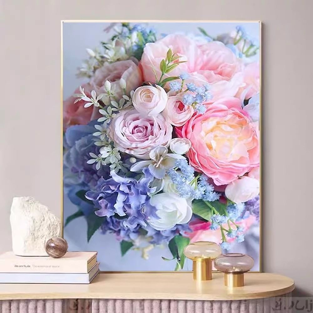 2025新款玫瑰花满钻钻石绣