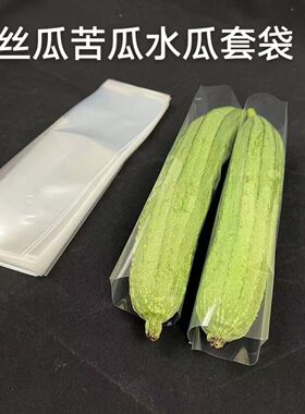 PP套袋7.5*30CM 1万个 双层10丝厚款丝瓜水瓜套袋防虫玻璃袋透明