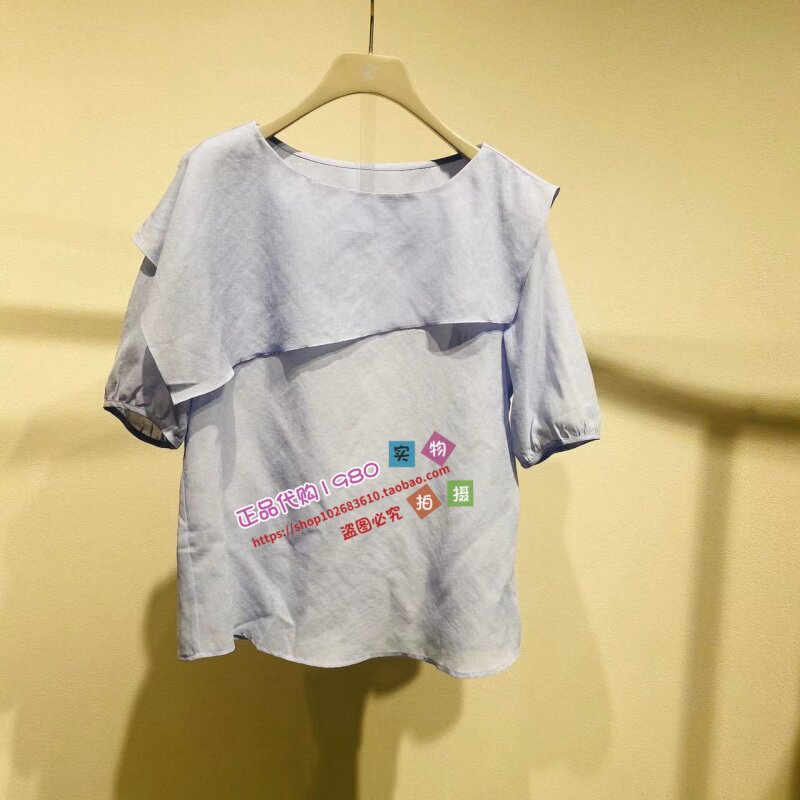 NUTS那时女装专柜正品国内代购2026夏短袖套头衫 7280159A1-599图片
