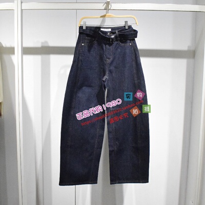 A1HAF4196 女装2025冬专柜正品牛仔长裤A1HAF419658-599