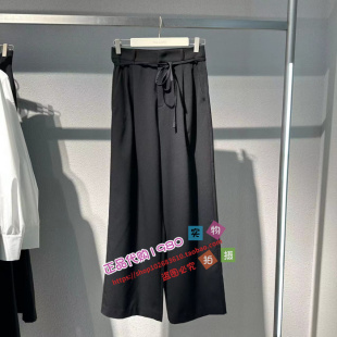 A1GBD220789 休闲裤 现太平鸟女装 2023春夏A1GBD2207斯文优雅直筒裤