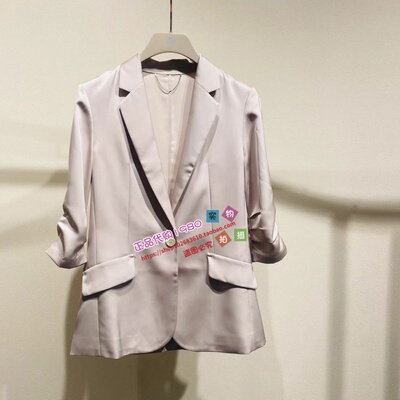 NUTS那时女装专柜正品国内代购2026夏西装外套 7210403A1-799