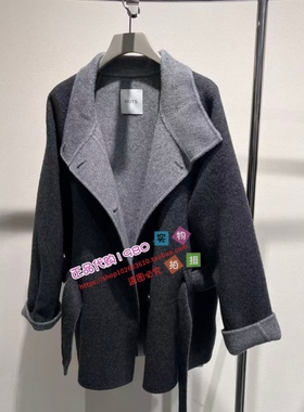 NUTS那时女专柜正品国内代购2025冬手工呢料短外套6431505A1-1999