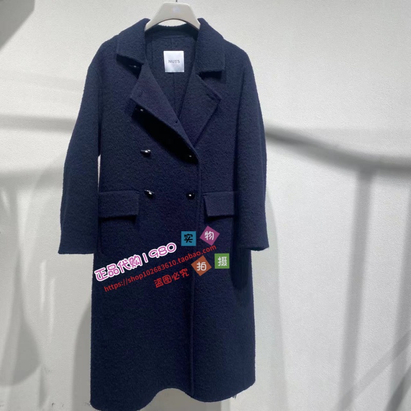 NUTS那时女专柜正品国内代购2025冬手工呢料长外套6421502A1-2599